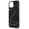 Guess GUHCP12LPCUCHBK iPhone12 Pro Max 6,7 czarny/black hardcase Gold Chain Collection